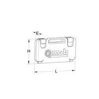 Coffret box 1/2'' 28 pièces, 6 pans, cliquet rond Ref. : 9436028001 - Image 2