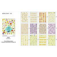 Gommettes fruits & légumes émotions x1262 unités - Image 2