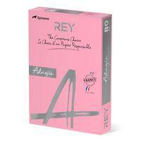 Ramette couleur vive 500 feuilles 80g A4 à la teinte - rose vif thumbnail image 2