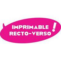 Plastique fou DIAM'S 5 feuilles blanc imprimable - Image 3