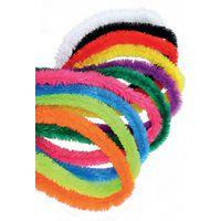 Chenilles géantes Fluffy Assorties Ø 3cm - 120cm - x50