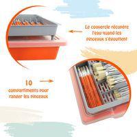 Mallette de rangement égouttoir + 100 pinceaux - Image 2