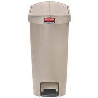 Poubelle agroalimentaire en plastique Rubbermaid - 50 L Beige - Image principale