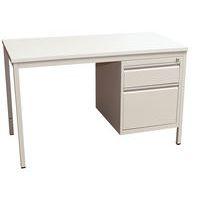 Bureau base Line 1 caison 2 tiroirs 160x80 cm - Image principale
