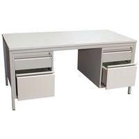 Bureau base Line 2 caisons 4 tiroirs 160x80 cm - Image 3