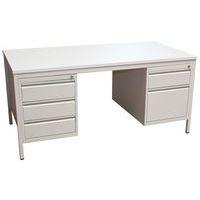 Bureau base Line 2 caisons 5 tiroirs 160x80 cm - Image 2