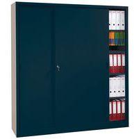 Armoire à monter porte coulissante - Haute - L 160 cm - Manutan Expert - Image 2