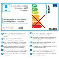 Lampadaire Libled LED - blanc thumbnail image 2