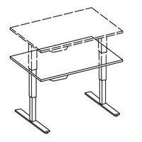 Bureau droit électrique ergonomique à mémoire Evol - Hammerbacher - Image 3