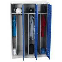 Vestiaire industrie salissante - 1 à 3 colonnes - Sur socle - Manutan Expert - Image 4