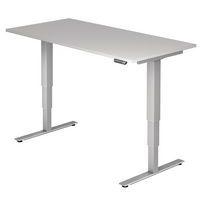 Bureau électrique mémoire 160 x 80 cm Gris - Image principale