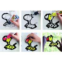 Set 6 flacons window color 80 ml avec bec verseur - Image 2