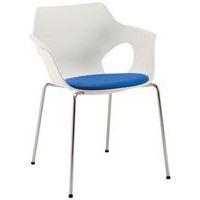 Chaise design arrondie - assise large - Linea Fabbrica - Image 3