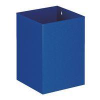 Corbeille à papier carrée 21L, Coloris : Bleu - Image principale