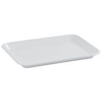 Lot de 12 Plateau HIPS 20 cm HIPS Blanc - Image principale