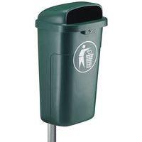 Poubelle plastique d'extérieur ininflammable 50L - Vepabins - Image 2