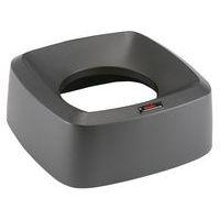 Couvercle entonnoir carré pour poubelle Iris Noir - Image principale