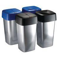 Poubelle Iris carré - 60L Gris - Image 4