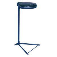 Support sac-poubelle standard bleu avec couvercle - 120 L thumbnail image 4