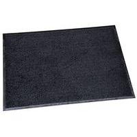 Tapis d'entrée absorbant zone trafic léger 150x90 cm Noir - Image principale