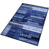 Tapis d'entrée décoratif NewWelcome Bleu 1200x1800x6mm - Image principale