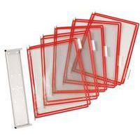 Extension pour support mural Tarifold - Nb de pochettes:10 - Rouge - Image principale