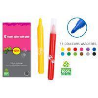 Pochette 12 feutres couleurs assorties - Image 4