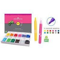 Schoolpack 144 feutres couleurs assorties - Pichon