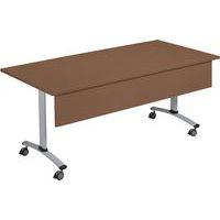 Table rectangulaire mélaminé avec voile de fond pivotant Axe Manutan Expert thumbnail image 13