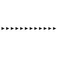 Signalétique porte vitrée 52mmx1m flèche noir - Image principale