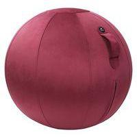 Ballon d'assise ergonomique Move Hop tissu velours Bordeaux - Image principale