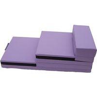 Escalier amovible 4 marches lilas - Image 2