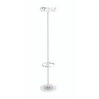 Portemanteau sur pied Yin avec porte parapluie, Coloris : Blanc - Image principale