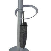 Portemanteau acier Festival Gris 5 patères bois - Image 3