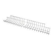 Goulotte passe-câbles ouverte Twin-Larg 18.5-Long 79-Ht 10 cm Argent thumbnail image 3