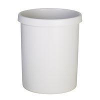 Corbeille ronde à papier en plastique - 30 L Gris - Image principale