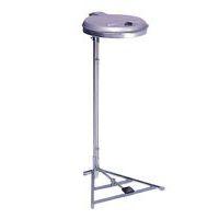 Support fixe pour sac-poubelle 120 L avec pédale, Couvercle coloris : Gris - Image principale