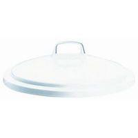 Couvercle pour poubelle 75 L tri sélectif coloris blanc - Image principale