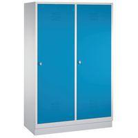 Vestiaire sur socle pour 2 personnes, bleu clair - Image principale