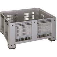 Caisse-palette gerbable - Parois ajourées - Sur pieds - Image principale