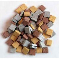 Pot de 1kg mosaïques antiques taille 1 cm couleurs métallisées assorties - Image 2