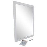 Miroir incassable avec cadre PVC - 75 x 53 cm - Manutan thumbnail image 4