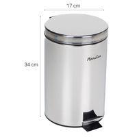 Poubelle sanitaire Inox à pédale Manutan - Manutan Expert thumbnail image 10