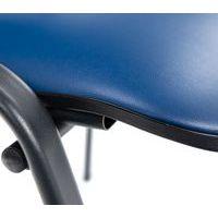 Chaise Fancy - Vinyle - Structure noire - Manutan Expert - Image 3