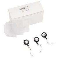 Lot de 25 Badge de sécurité 1 carte - avec enrouleur - Manutan - Image 3