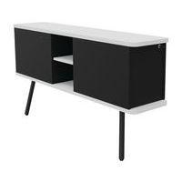 Caisson suspendu Alto Duo noir 2 pieds 2 tiroirs Buronomic - Image 2