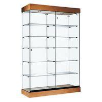 Vitrine ASF avec éclairage halogène - Hêtre Lxhxp: 125 x 192 x 46 cm - Image principale