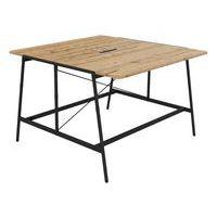 Table de réunion haute Alto profondeur 163 cm électrifiée - Buronomic - Image 2