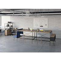 Table de réunion haute Alto profondeur 163 cm électrifiée - Buronomic - Image 4