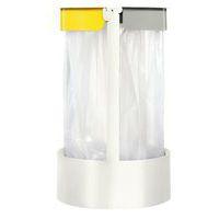 Poubelle/pied 3x45L-Citwin essentiel blc/gris/bleu outremer/jaune-Rossignol Pro - Image 2